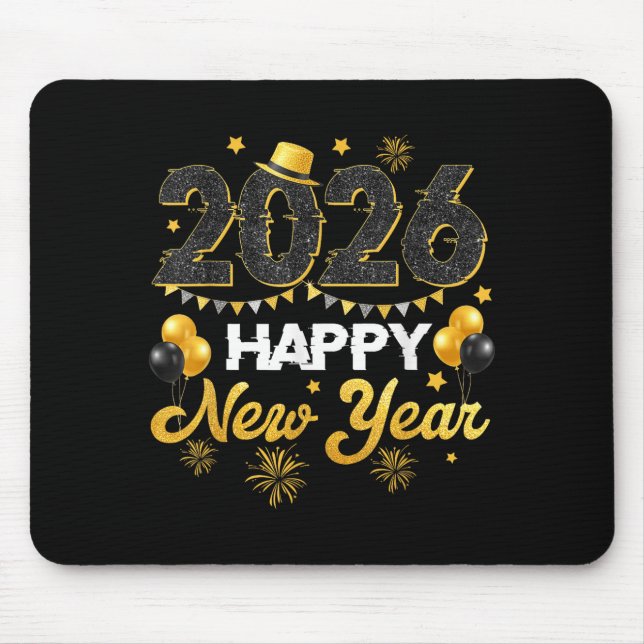 Alfombrilla De Ratón Happy New Year 2026 New Year's Eve Party Countdown (Frente)