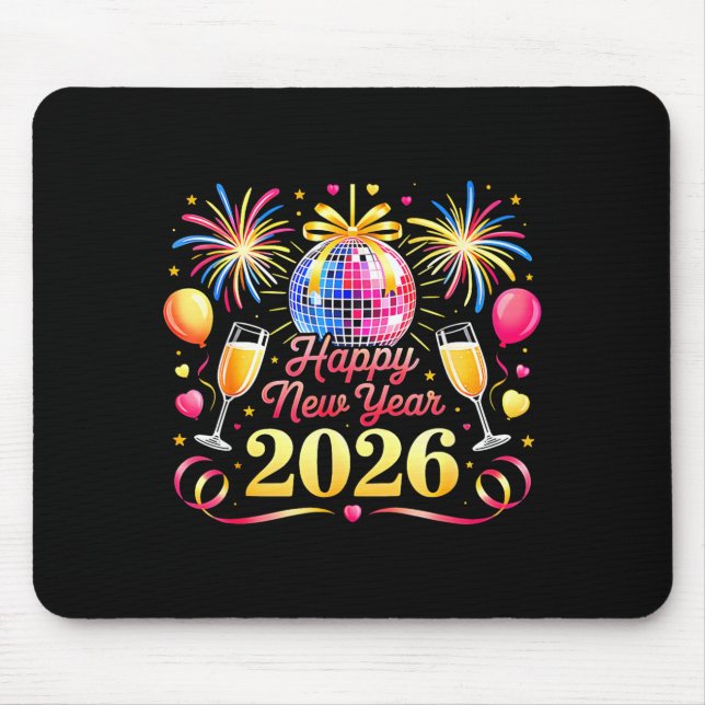 Alfombrilla De Ratón Happy New Year 2026 New Years Eve Party Countdown  (Frente)
