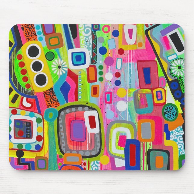 Alfombrilla De Ratón Happy Place Mousepad (Frente)