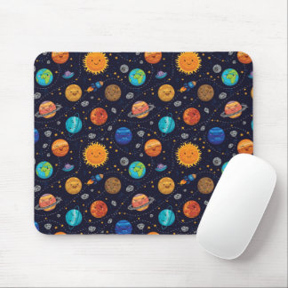 Alfombrilla De Ratón Happy Planet Mousepad