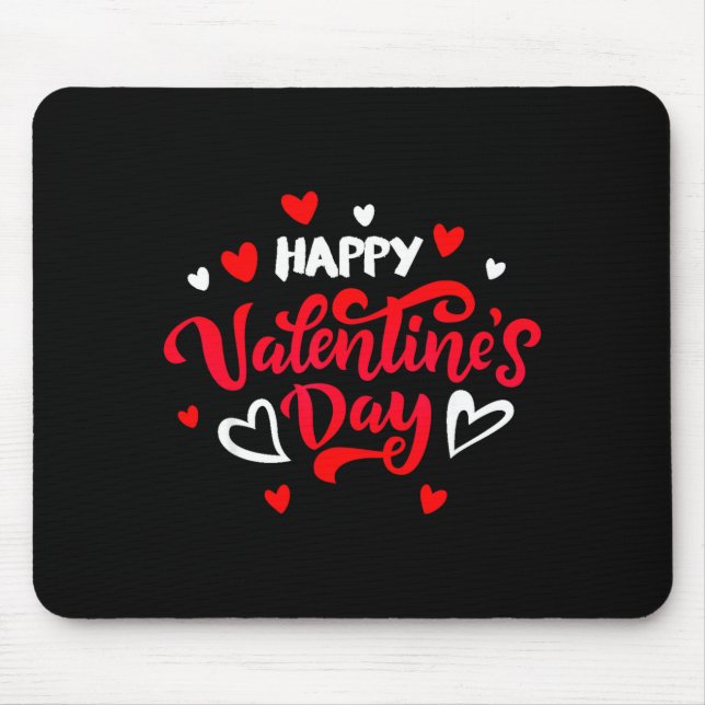 Alfombrilla De Ratón Happy Valentine's Day Couples Date Valentine Love  (Frente)