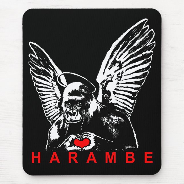 Alfombrilla De Ratón Harambe (Frente)