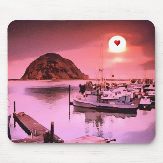 Alfombrilla De Ratón Harbour Hues Mouse Pad (Frente)
