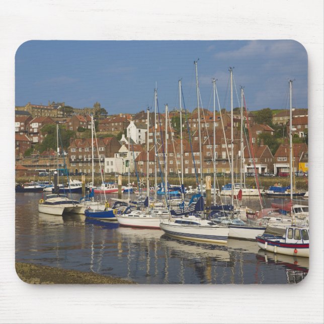 Alfombrilla De Ratón Harbour, Whitby, North Yorkshire, Inglaterra (Frente)