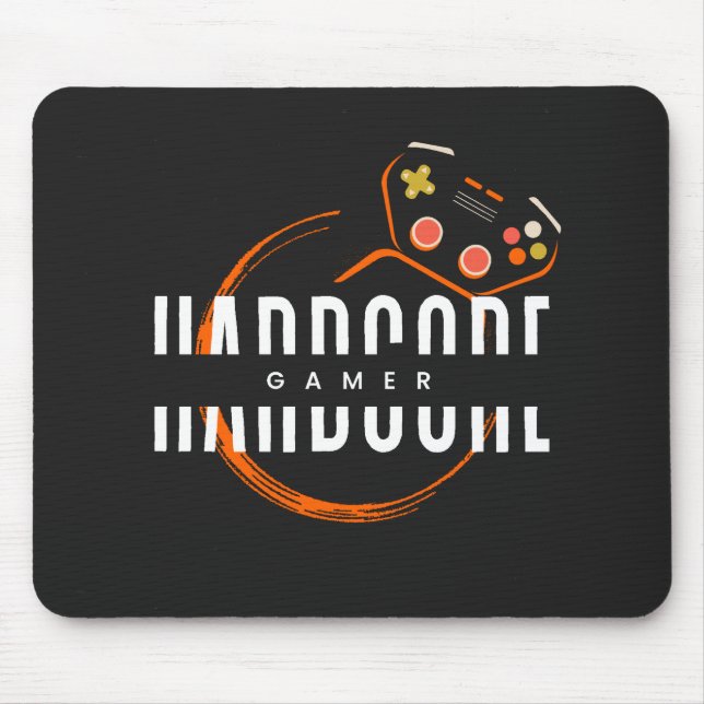 Alfombrilla De Ratón Hardcore Gamer Mousepad (Frente)