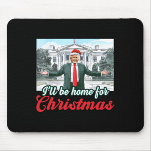 Alfombrilla De Ratón Haré Hogar A Los Navidades Trump Divertidos Pajama