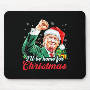 Alfombrilla De Ratón Haré Hogar A Los Navidades Trump Divertidos Pajama