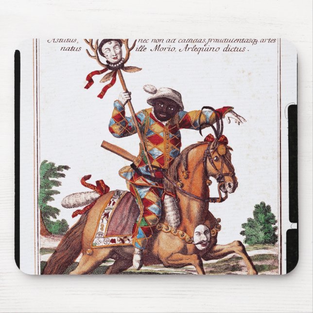 Alfombrilla De Ratón Harlequin a caballo (Frente)