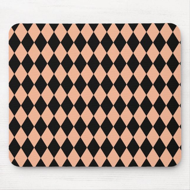 Alfombrilla De Ratón Harlequin Melon y Black (Frente)
