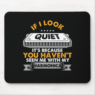 Alfombrilla De Ratón Harmonica Instruments Blues Acoustic Music Gift