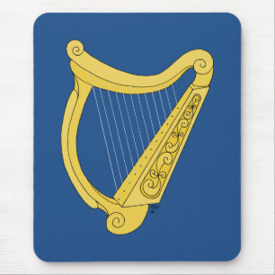 Alfombrilla De Ratón Harp irlandés