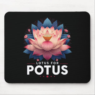 Alfombrilla De Ratón Harris 2024 Lotus For Potus Trending President