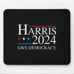 Alfombrilla De Ratón Harris 2024 Save Democratic Election Campaign Us F