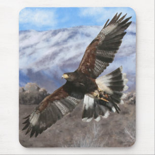 Alfombrilla De Ratón Harris Hawk-pastel
