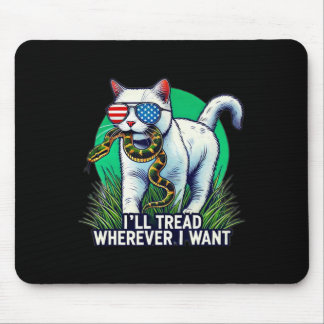 Alfombrilla De Ratón Harris I&#';ll Tread Where I Want Cat