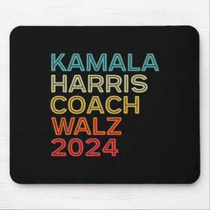 Alfombrilla De Ratón Harris Waltz 2024 Entrenador Kamala Harris W 2024