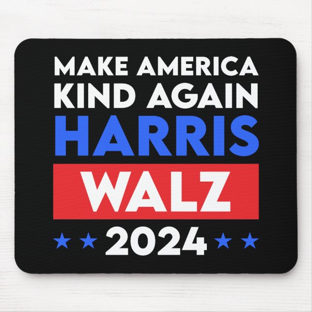 Alfombrilla De Ratón Harris Walz 2024 hace que Estados Unidos vuelva a  (Frente)