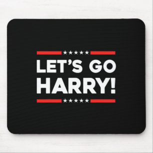 Alfombrilla De Ratón Harry B Divertido Kamala Harris Tim W 2024 Vamos H