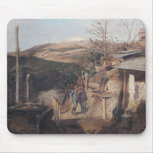 Alfombrilla De Ratón Hartmanswillerkopf, visión desde Roche-Sermet,