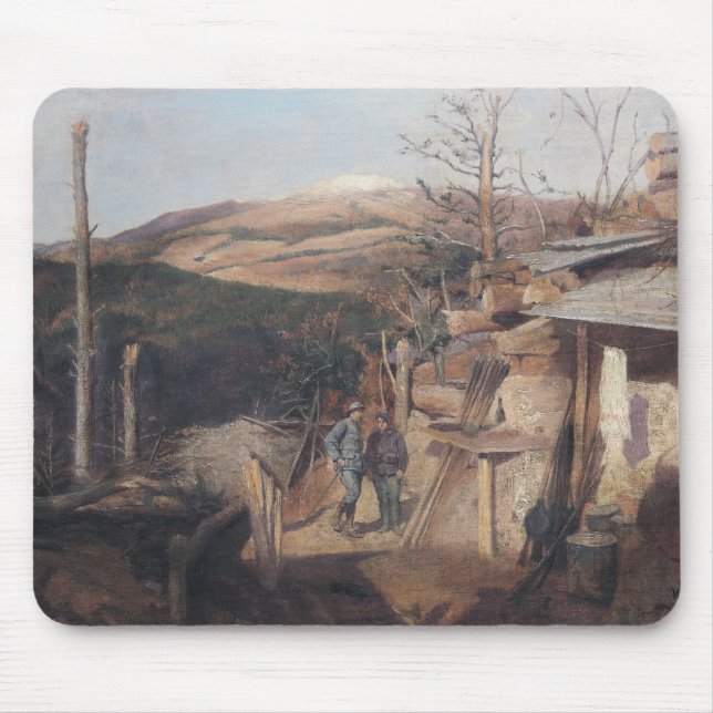 Alfombrilla De Ratón Hartmanswillerkopf, visión desde Roche-Sermet, (Frente)