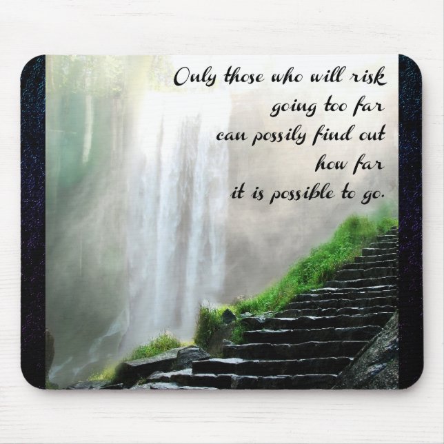 Alfombrilla De Ratón Hasta dónde es posible ir (Frente)