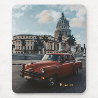 Alfombrilla De Ratón Havana Cuba Coche Clásico Antiguo 
