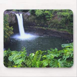 Alfombrilla De Ratón Hawái, Isla Grande, Hilo, Cataratas del Arcoíris, 