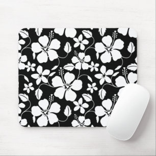 ALFOMBRILLA DE RATÓN HAWAIAN HULA (HIBISCO) BLACK MOUSE PAD