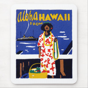 Alfombrilla De Ratón Hawaiana 1920 de Hawaii