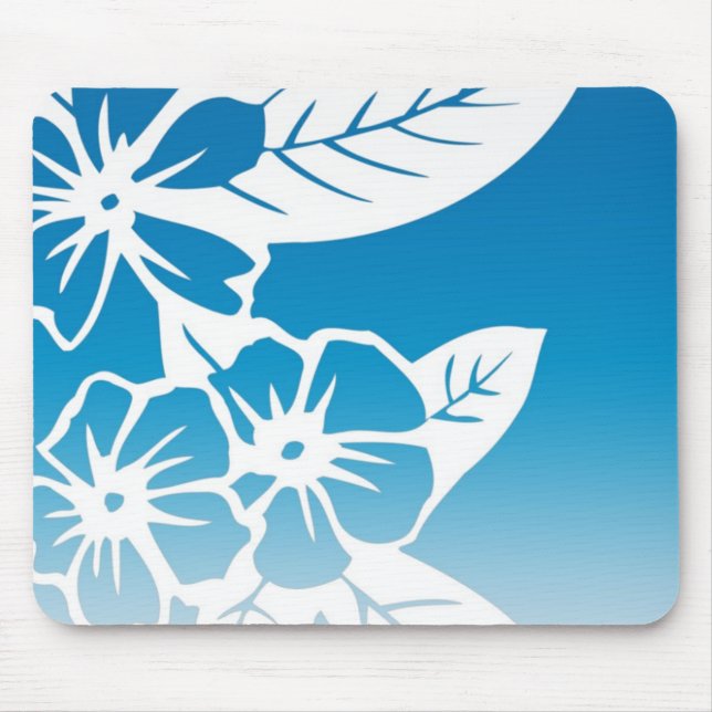 Alfombrilla De Ratón Hawaii azul (Frente)