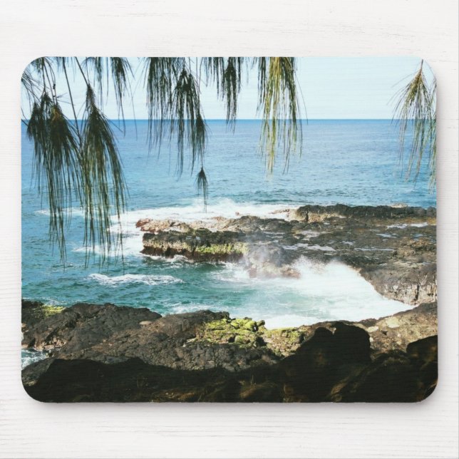 Alfombrilla De Ratón Hawaii escénica Mousepad (Frente)