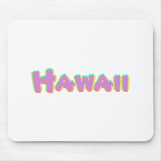 Alfombrilla De Ratón Hawaii Mousepad (Frente)