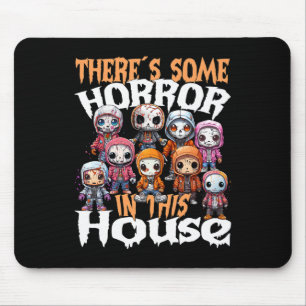 Alfombrilla De Ratón Hay algo de horror en esta casa