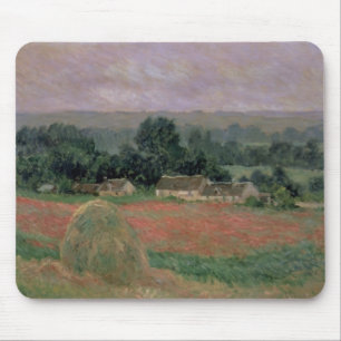 Alfombrilla De Ratón Haystack de Claude Monet el   en Giverny, 1886