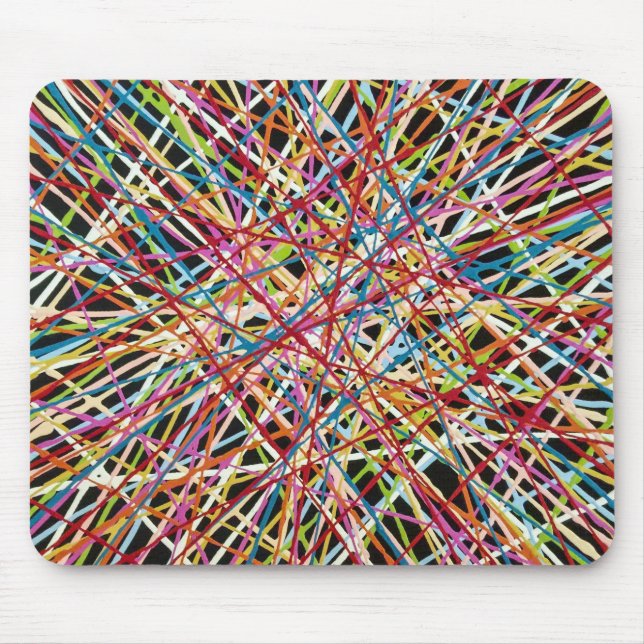 Alfombrilla De Ratón Haystack en Mousepad Rojo (Frente)