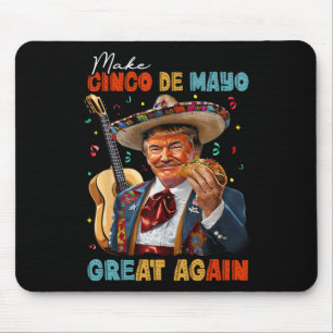 Alfombrilla De Ratón Haz Grande De Nuevo Cinco De Mayo Trompeta Guitarr