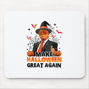 Alfombrilla De Ratón Haz Halloween Grande Otra Vez Divertido Trump Espe