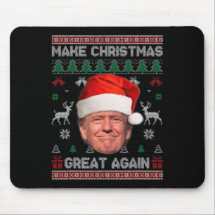 Alfombrilla De Ratón Haz la Navidad Grande Otra Vez Chistoso Trump Suét