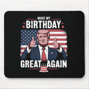 Alfombrilla De Ratón Haz Mi Cumpleaños Genial De Nuevo Divertido Trump