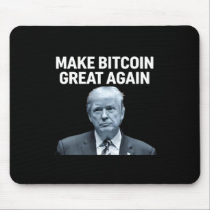 Alfombrilla De Ratón Haz que Bitcoin sea genial de nuevo divertido Trum