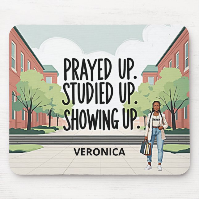 Alfombrilla De Ratón HBCU personalizada Faith Mouse Pad (Frente)