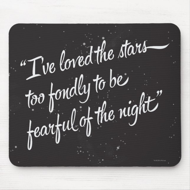 Alfombrilla De Ratón He amado las estrellas (Frente)