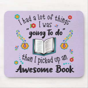 Alfombrilla De Ratón He Recogido Un Libro Sorprendente