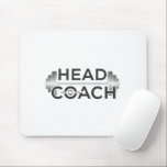Alfombrilla De Ratón Head Coach Fitness Barbell Weightlifting<br><div class="desc">Head Coach Fitness Barbell Weightlifting Show everyone who’s in charge of the gains with this "Head Coach" fitness-themed mouse pad. Featuring a sleek, metallic silver barbell graphic and high-impact black typography, this design is tailor-made for personal trainers, gym owners, and sports coaches. The clean, professional look fits perfectly in a...</div>