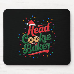 Alfombrilla De Ratón Head Cookie Baker Navidades Cookie Baking
