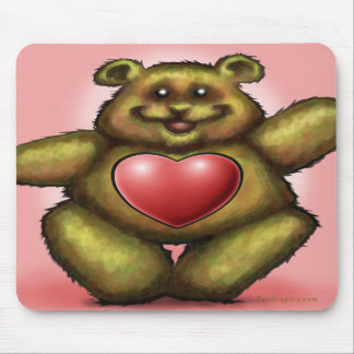 Alfombrilla De Ratón Heart Bear