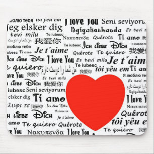 Alfombrilla De Ratón heart i love you