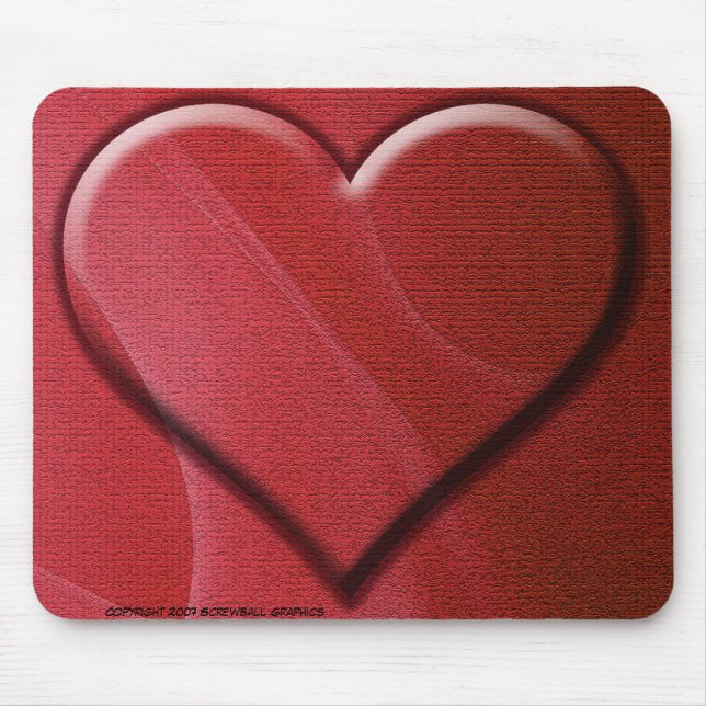 Alfombrilla De Ratón Heart Mousepad (Frente)