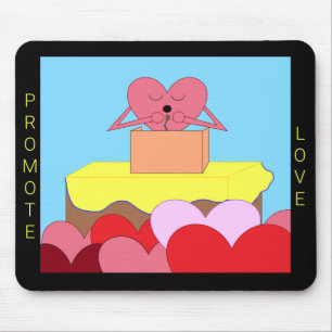Alfombrilla De Ratón Heart Speaking About Love: