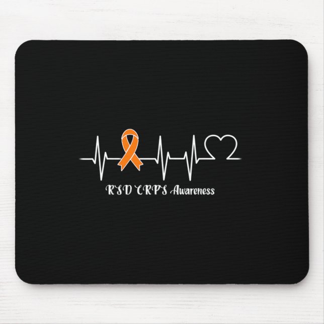 Alfombrilla De Ratón Heartbeat RSD CRPS Warrior (Frente)